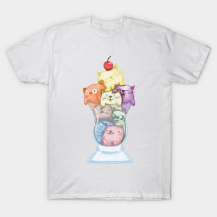 Purrfect Sundae! T-Shirt